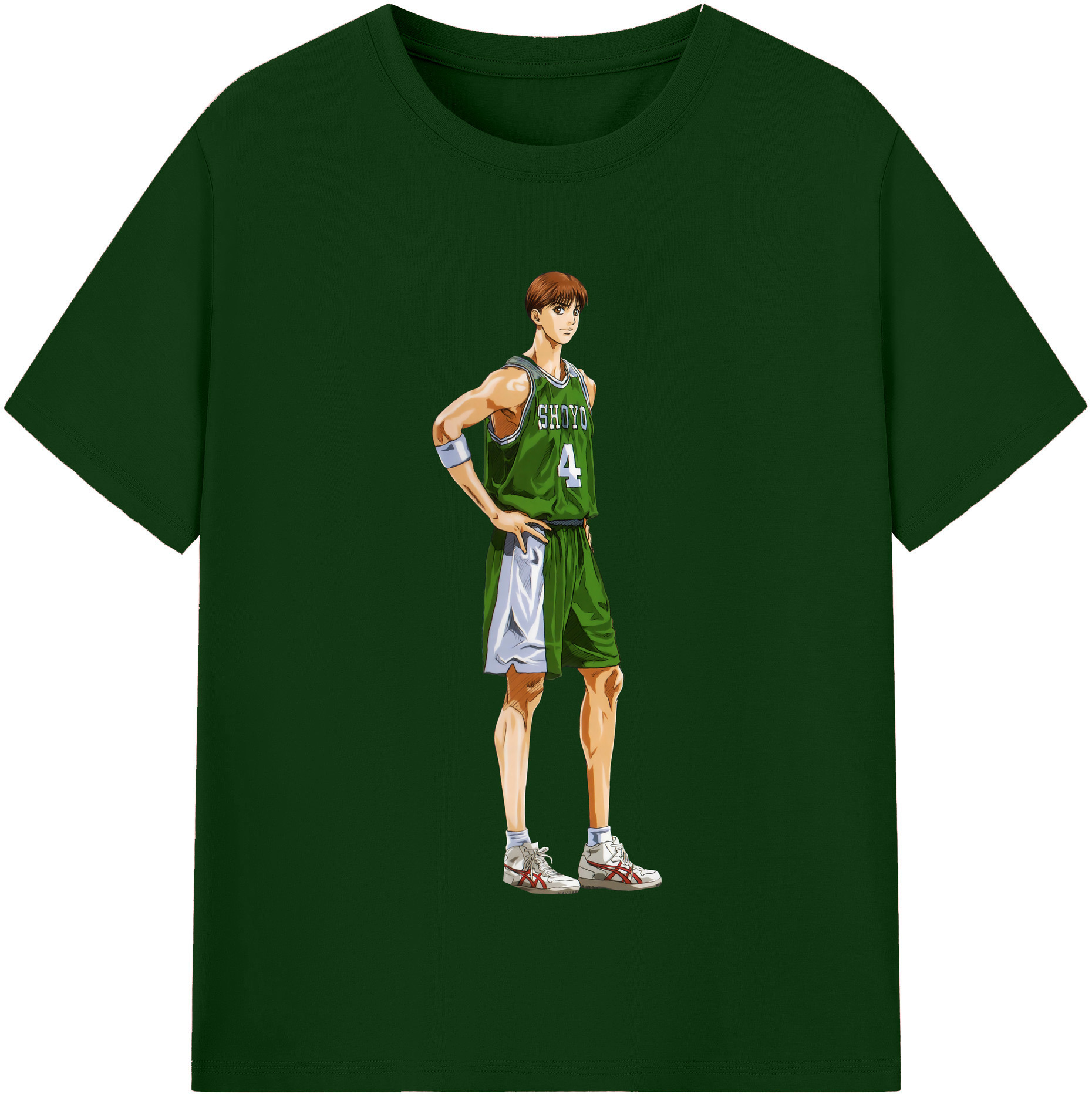 SLAM DUNK／スラムダンク 綿100％半袖Tシャツ（フロントプリント）